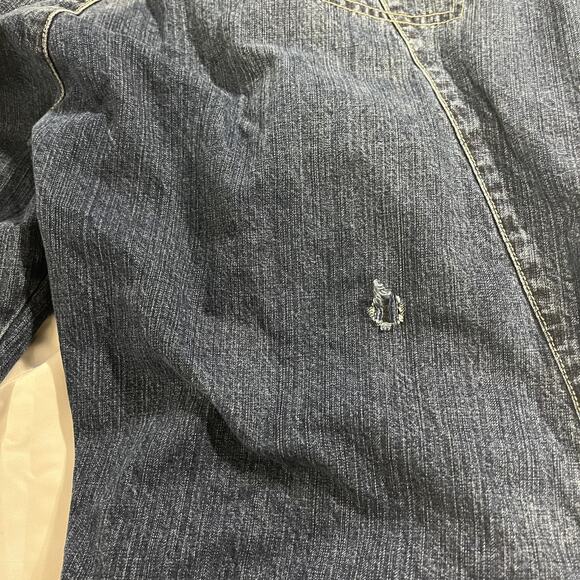 kdmk’s Vintage Black Jeans Straight Leg Men’s Size 32 Y2K Denim Logo Patch - Picture 3 of 10